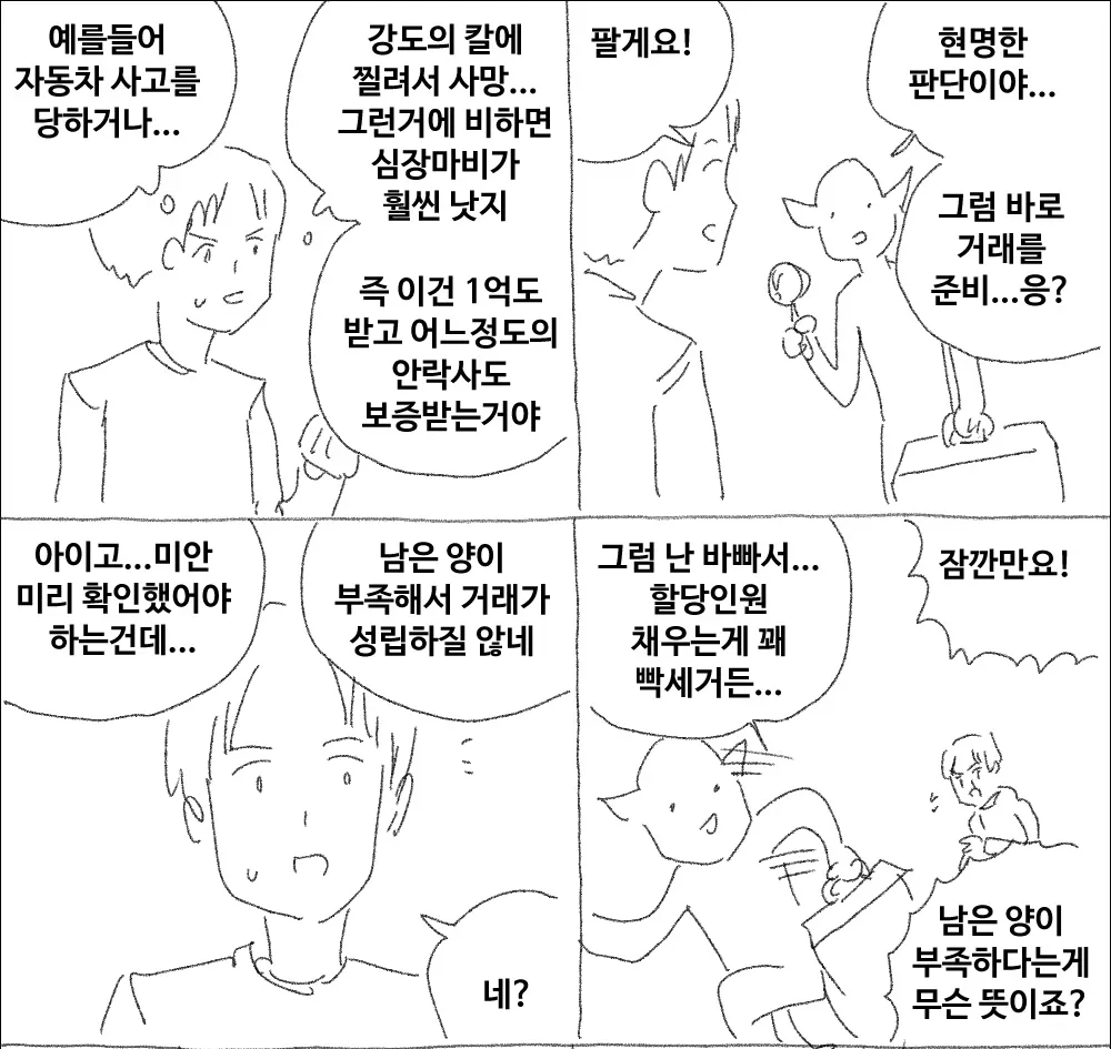 image.png 당신의 수명에서 딱 하루를 1억에 사겠다는 악마.manhwa