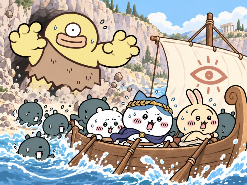 오디세이 치이카와 귀엽다