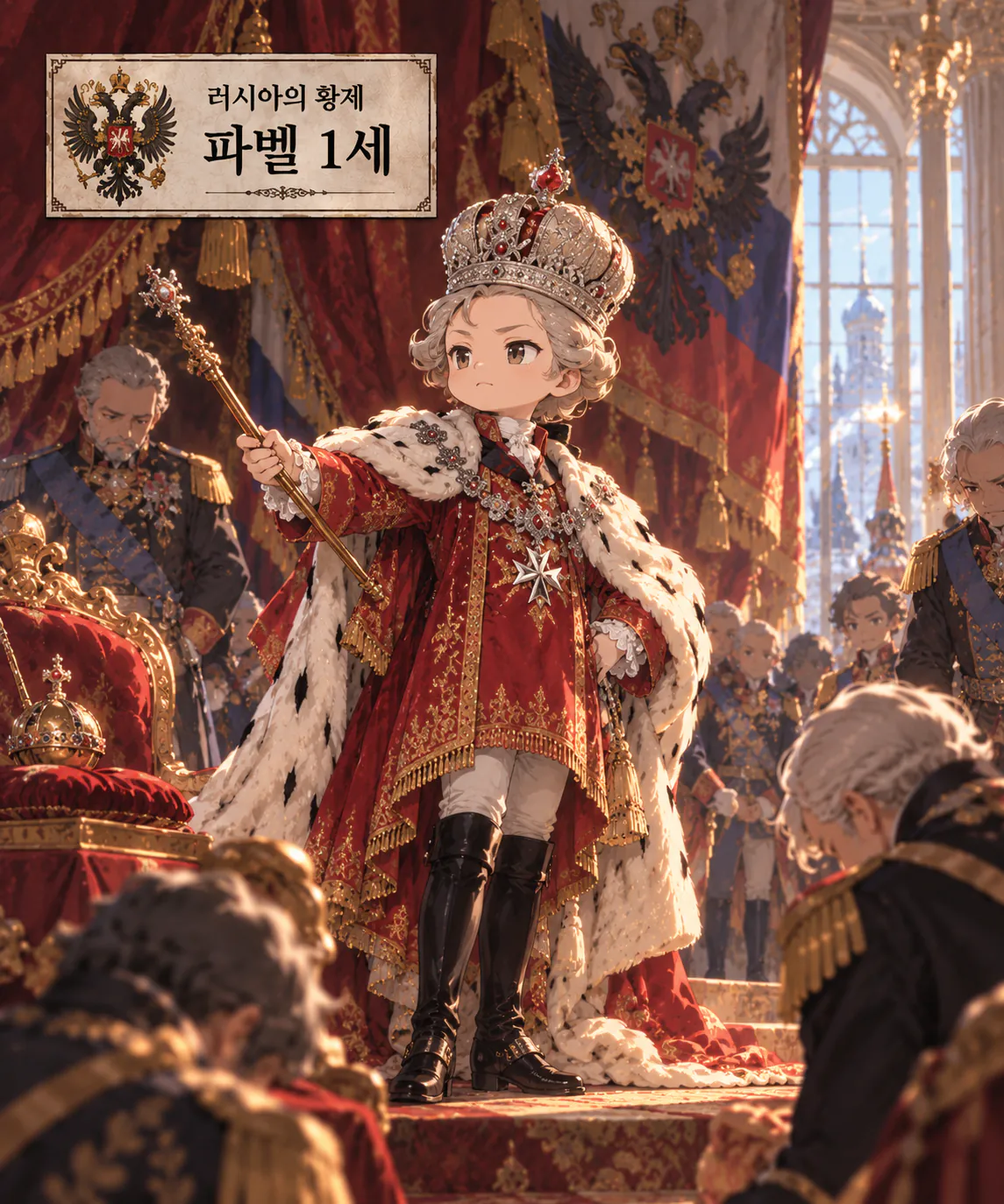 파벨 1세의 즉위.png AI)백전노장 수보로프의 마지막 불꽃 이탈리아&스위스 전역 1. 수보로프의 은퇴와 복귀