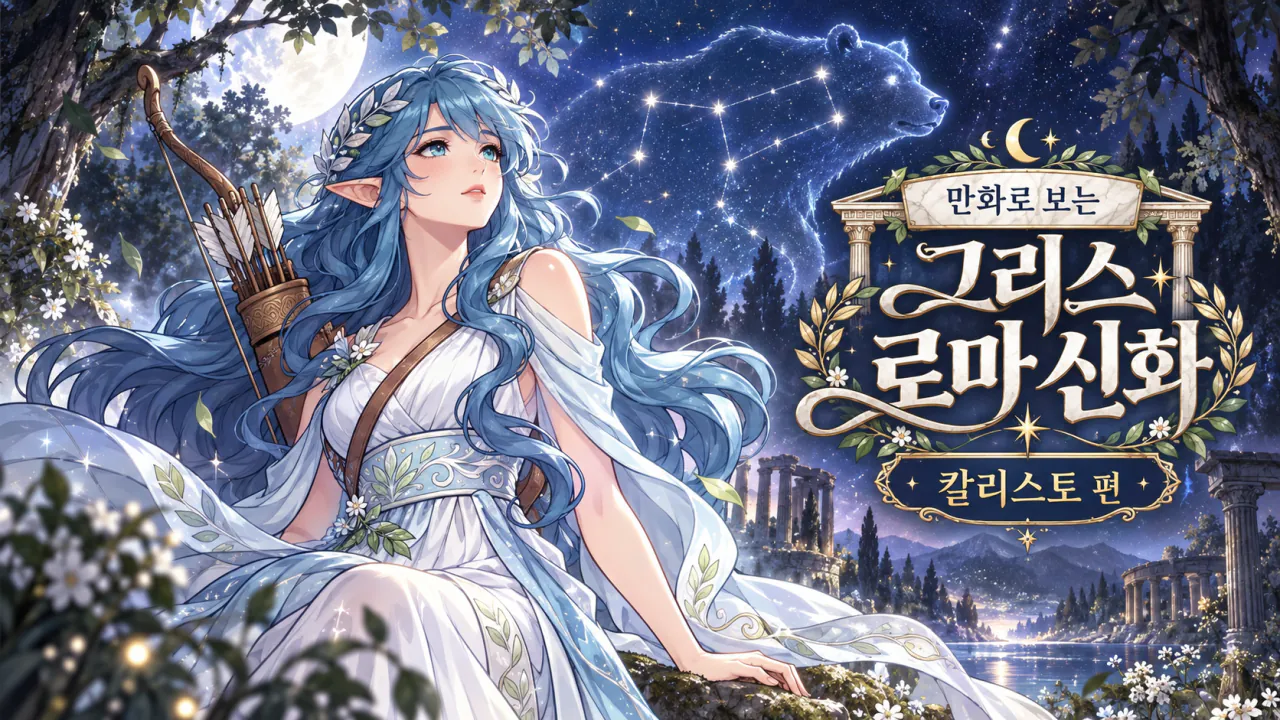 타이틀.png 만화로 보는 그리스 로마 신화 - 비극의 요정, 칼리스토