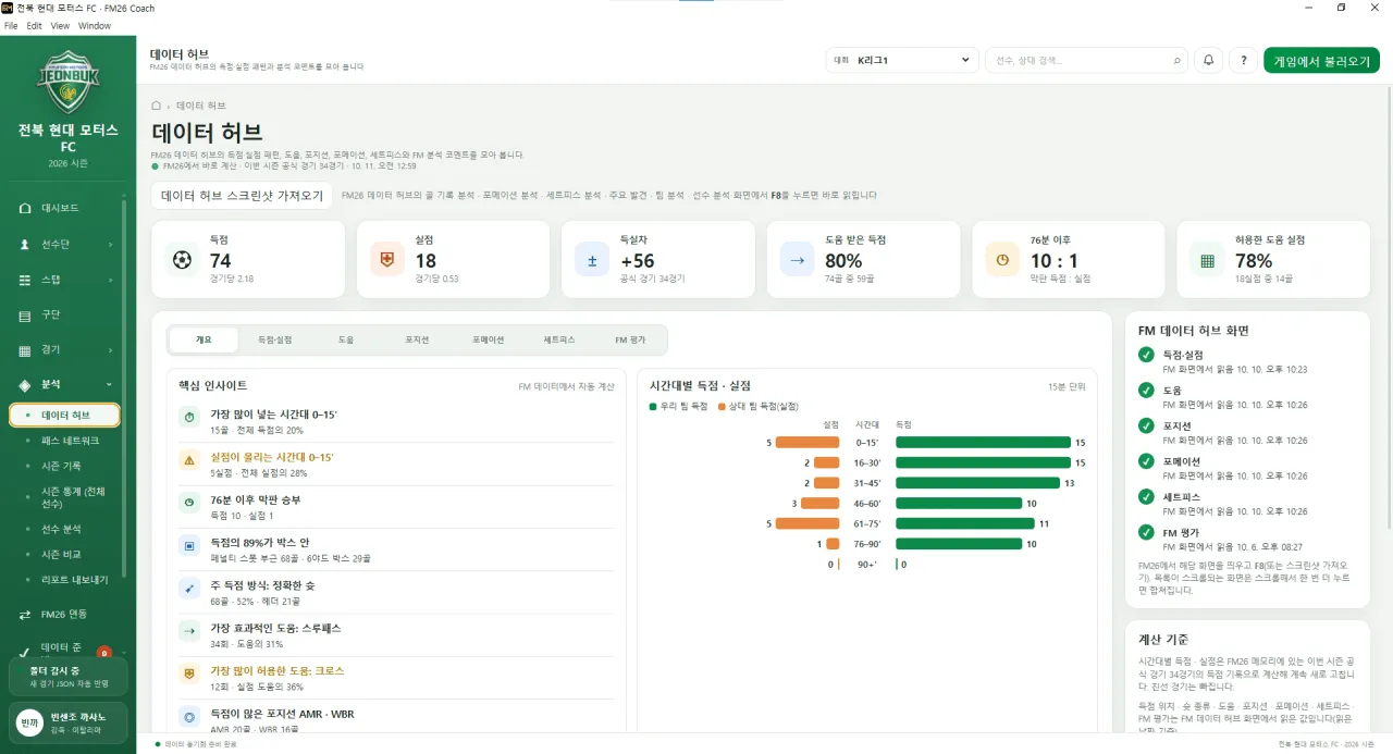 image-202.png [ FM26 선수단 관리 + 경기 분석 프로그램 ] FM26 Coach