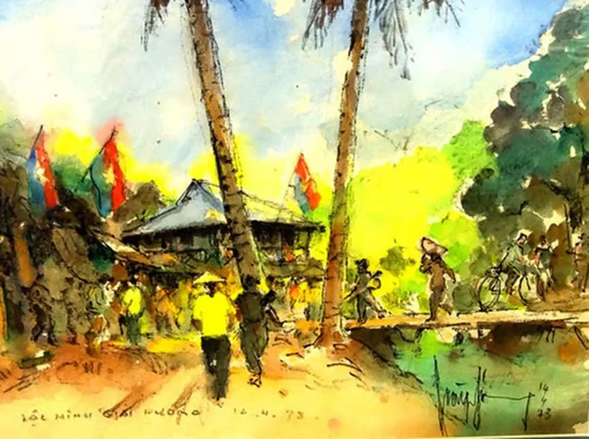 dnp-hoa-si-huynh-phuong-dong-nguoi-viet-su-bang-sac-mau-4.jpg 조선일보와 베트콩 장교 출신 화가의 인터뷰(한국군, 소문대로 무서웠다)-1993년 2월 23일