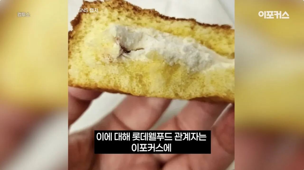포장지 사진과 너무 달라서 논란이 된 신상 과자