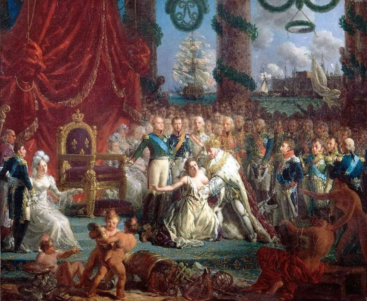 Louis_XVIII_relevant_la_France.jpg 마지노선까지 이어지는 요새의 계보