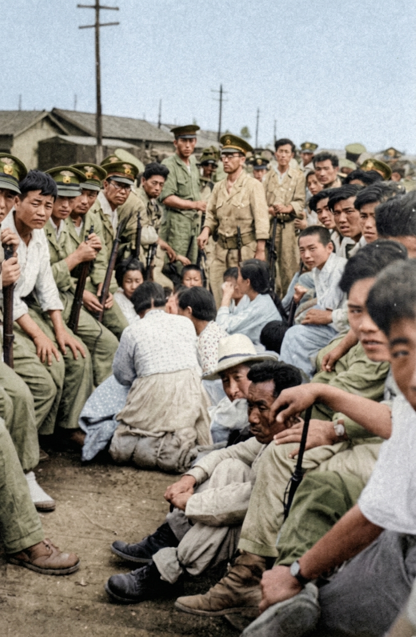 (혐오주의) 6.25 전쟁 당시의 사진들 - 1편