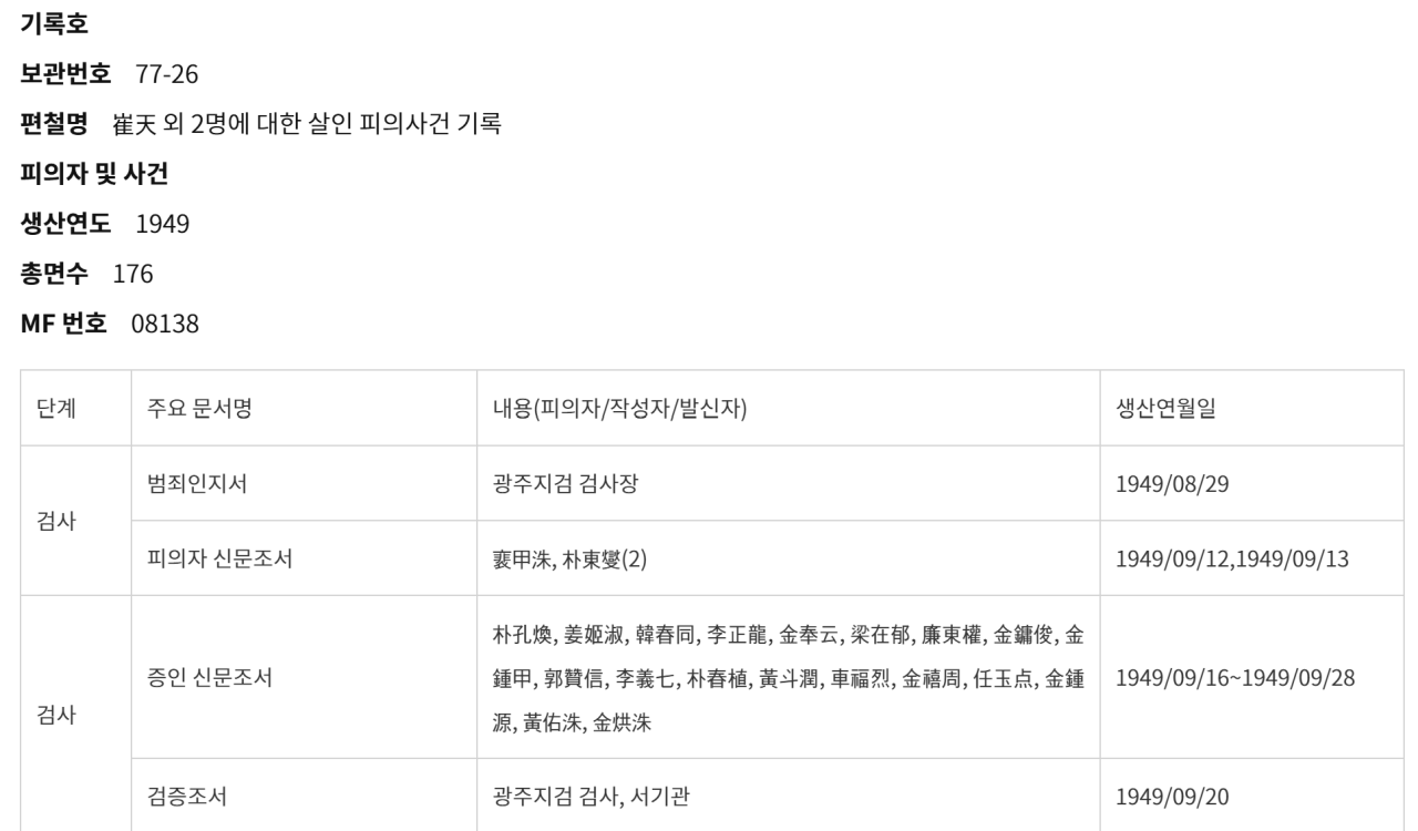 조사1.png 대한민국 검사가 경찰에게 즉결 총살당하다 - 박찬길 검사 살해 사건 (오류 재업)