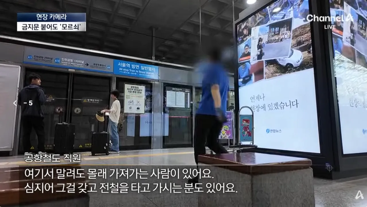설마 여기까지…공항 카트의 황당 종착지 (20).png 공항카트를 자기 마음대로 쓴다는 뻔뻔한 인간들