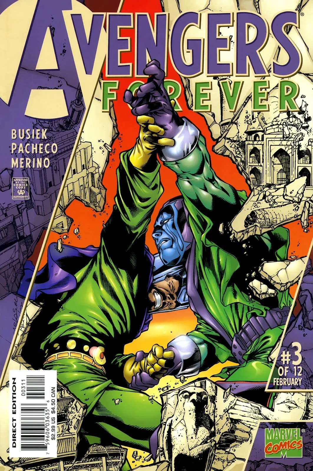 Avengers Forever vol 1 #3.jpg 마블) 캉은 둠을 이길 수 없다-정복자 캉의 매력과 한계