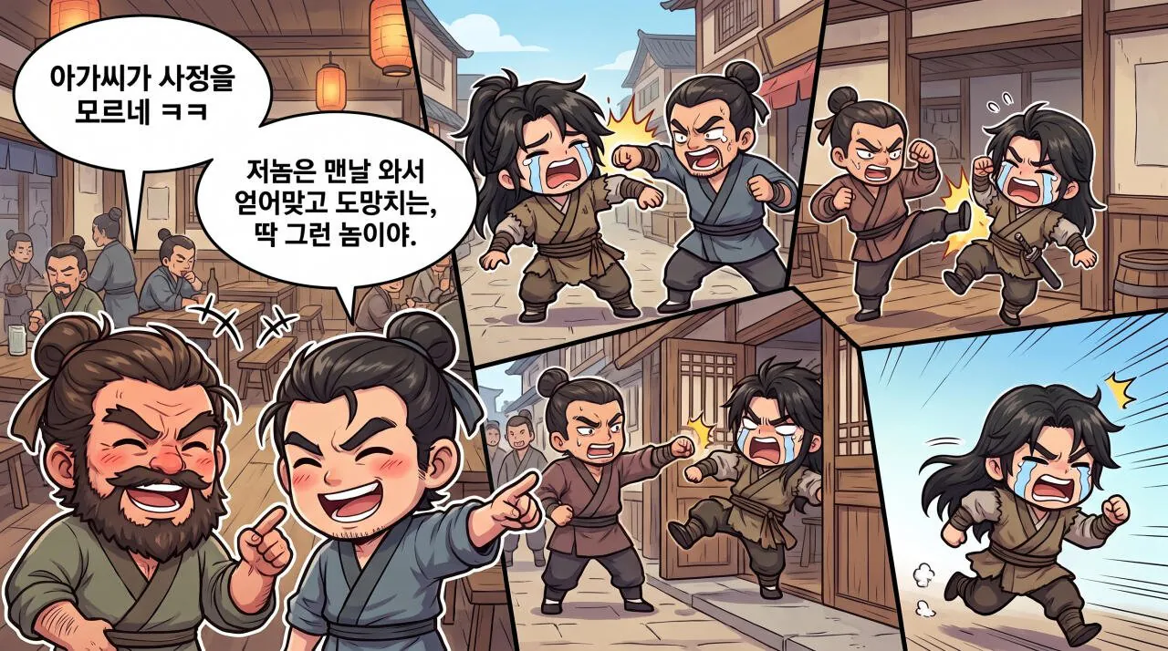 11.jpg 만화로 보는 초한지 - 겁쟁이 청년.jpg
