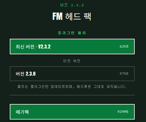 image.png FM 과몰입하기 좋은 모드 공유합니다! (생성선수 얼굴·머리 만들기)