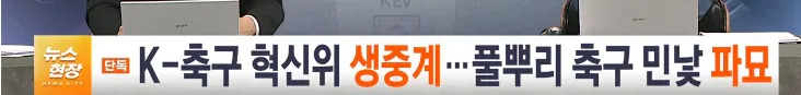 [단독] K-축구 혁신위 생중계 전환…풀뿌리 축구 민낯 '파묘'