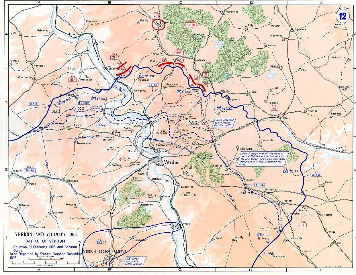 Verdun_and_Vincinity_-_Map.jpg ๋
์ผ์ด ํ ์ฌ๋์ ์ธ์ ์ค๊ณ๋ฅผ ๋ง๊ฐ๋จ๋ ค์ ๋ฒ์ด์ง ์ผ