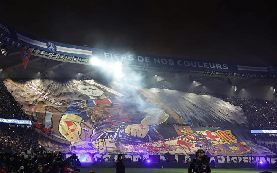 image.png [라 방과르디아] 바르사, 엠블럼 부수는 전기톱 그림 내건 PSG 팬들 UEFA에 신고 예정