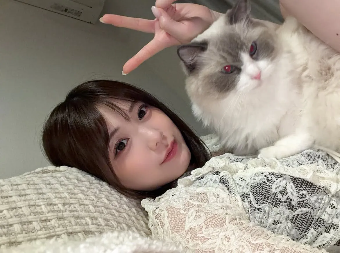 うちのこ世界一😽 (2).jpg 이시카와 미오 인스타그램