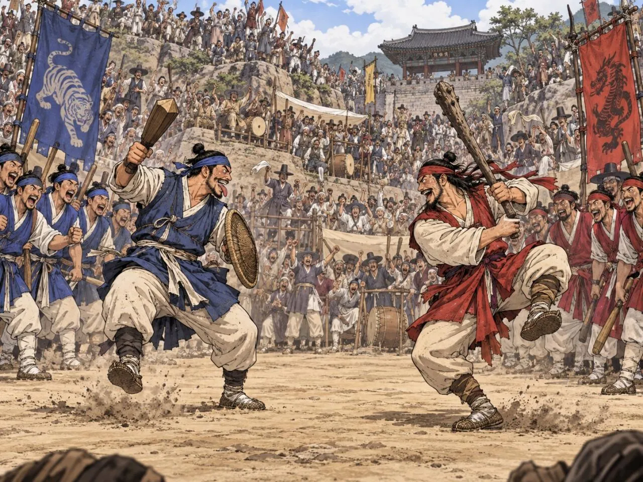 pyeonsseum_champions_1MB.jpg 조선의 '법도 있는 석전', 편싸움 이야기