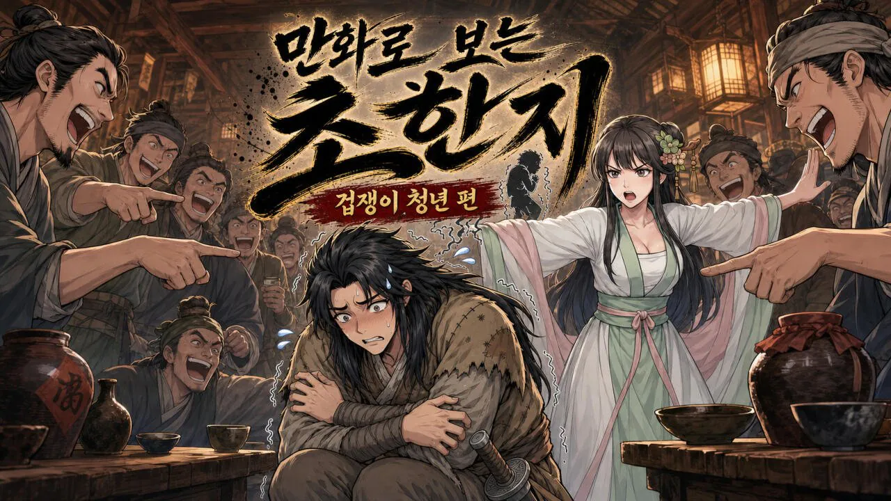 타이틀.jpg 만화로 보는 초한지 - 겁쟁이 청년.jpg
