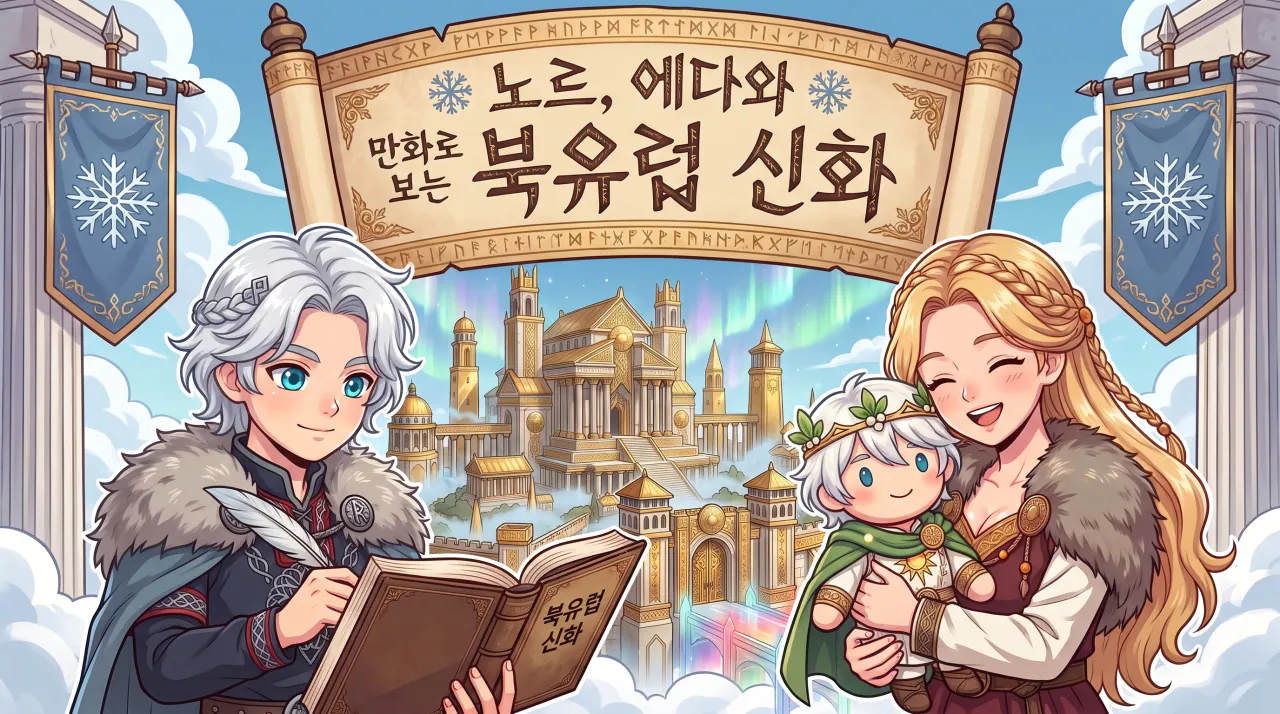타이틀.png 만화로 보는 북유럽 신화 - 북유럽 신화란 무엇일까?