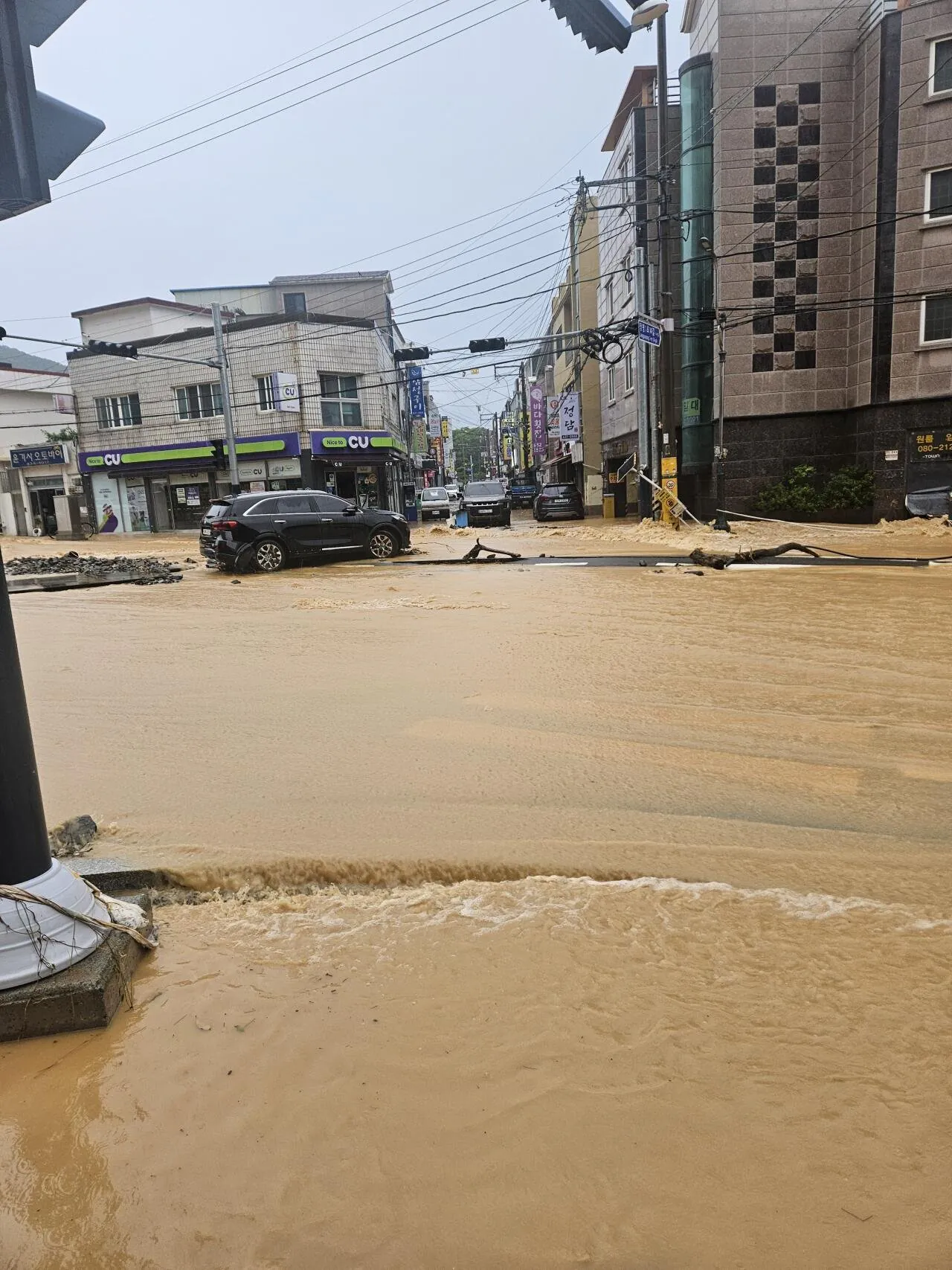 거제 장평초 앞 실시간