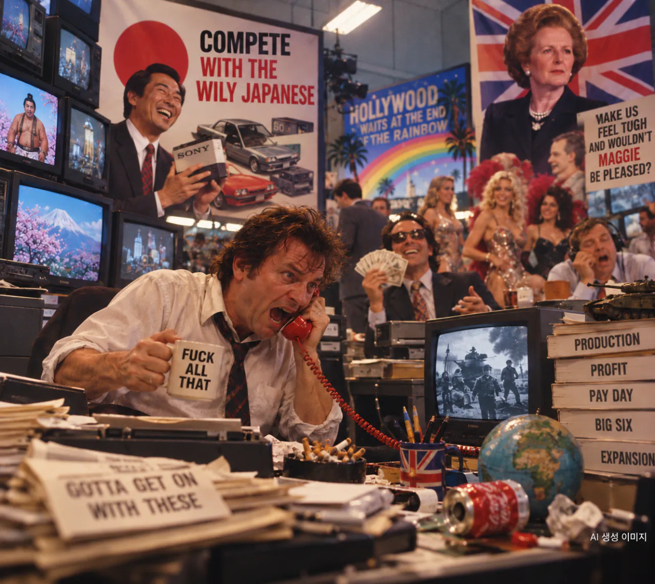 Chaotic Satirical Trading Floor.png [핑크 플로이드 베스트 75] 63위. 길모어와 워터스가 정면으로 부딪힌 마지막 하드록, <Not Now John>