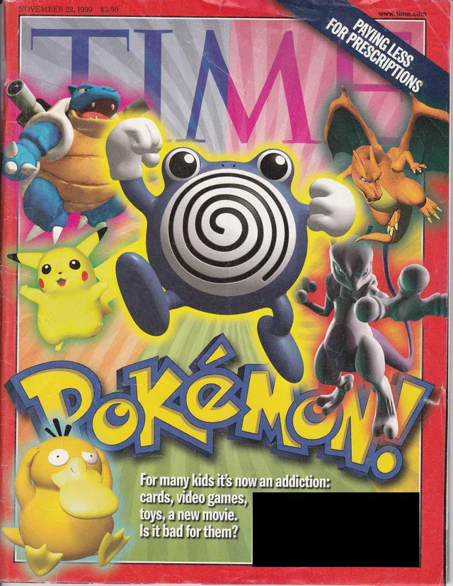time.webp 1998년 진출 당시 포켓몬스터에 대한 미국의 반응과 인기