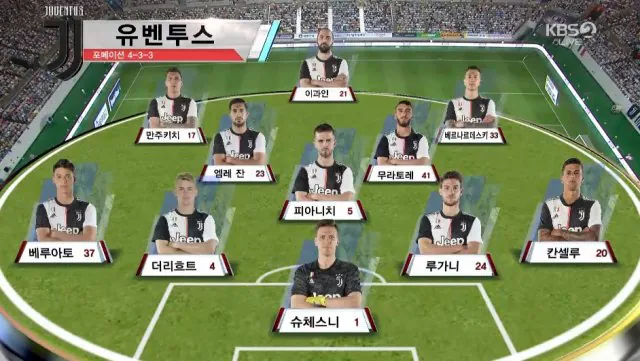 [k리그vs유벤투스] 선발라인업...???