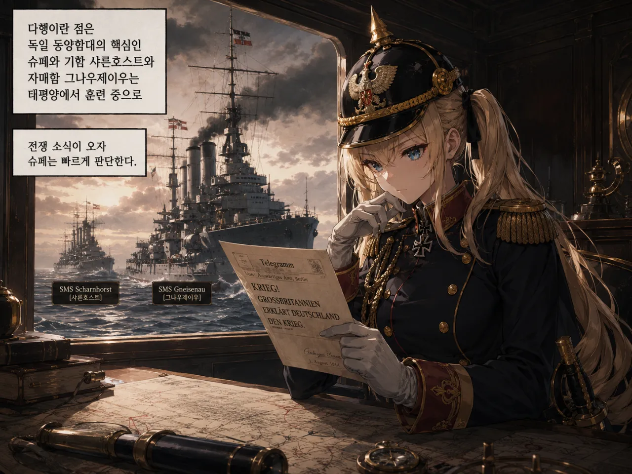 image.png (쓰압,ㅇㅎ)1차세계대전의 해전 manhwa-> 독일 동양함대의 운명