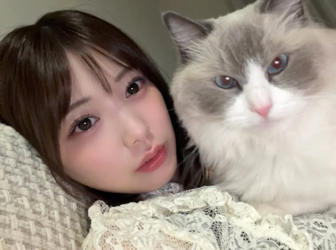 うちのこ世界一😽 (1).jpg 이시카와 미오 인스타그램