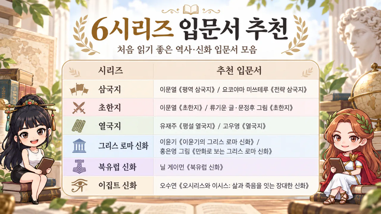 입문서 추천.png 만화로 보는 역사&신화 - 보너스 만화