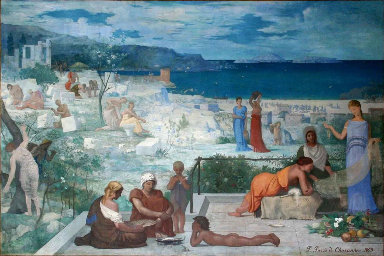 Puvis_-_Marseille_colonie_grecque-.jpg 인도유럽인의 자유와 열린 공간