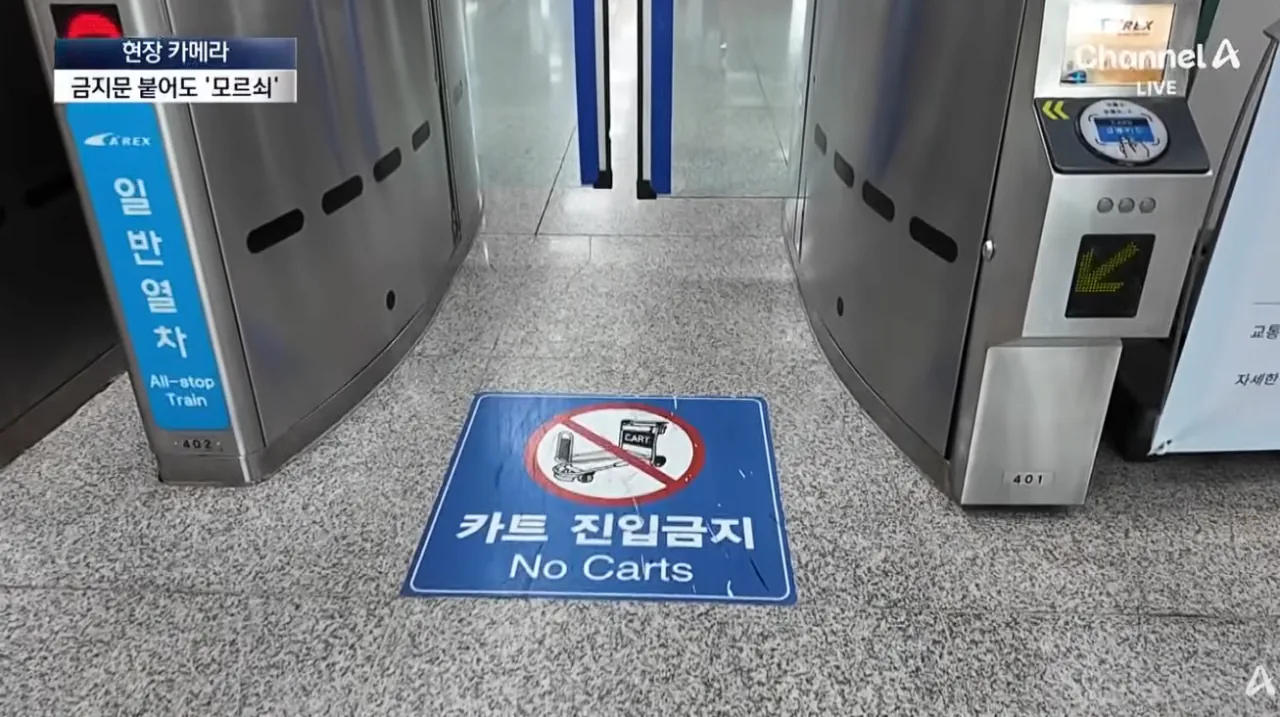 설마 여기까지…공항 카트의 황당 종착지 (19).png 공항카트를 자기 마음대로 쓴다는 뻔뻔한 인간들