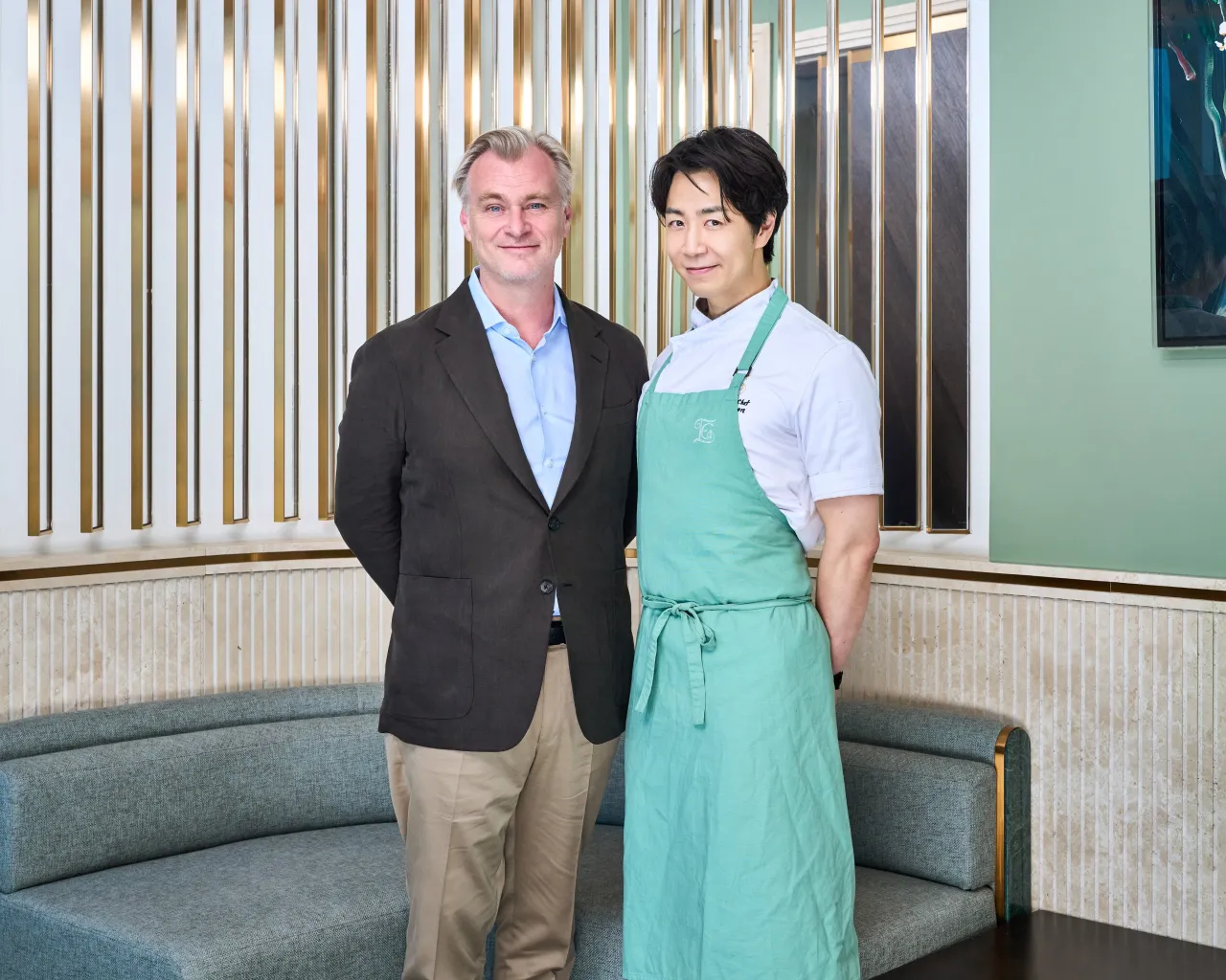 image.png 손종원 식당 방문한 놀란, 맷 데이먼, 샤를리즈 테론 인증샷