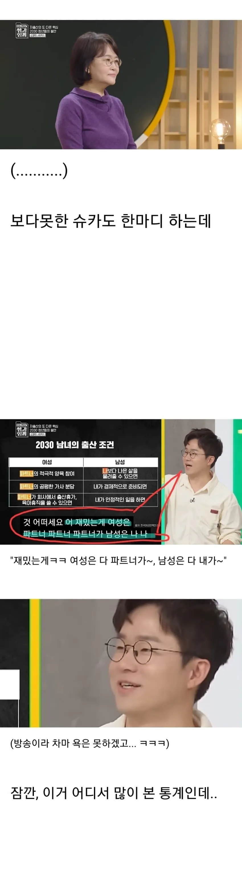 ‘‘한국 저출산은 한남들 때문’’
