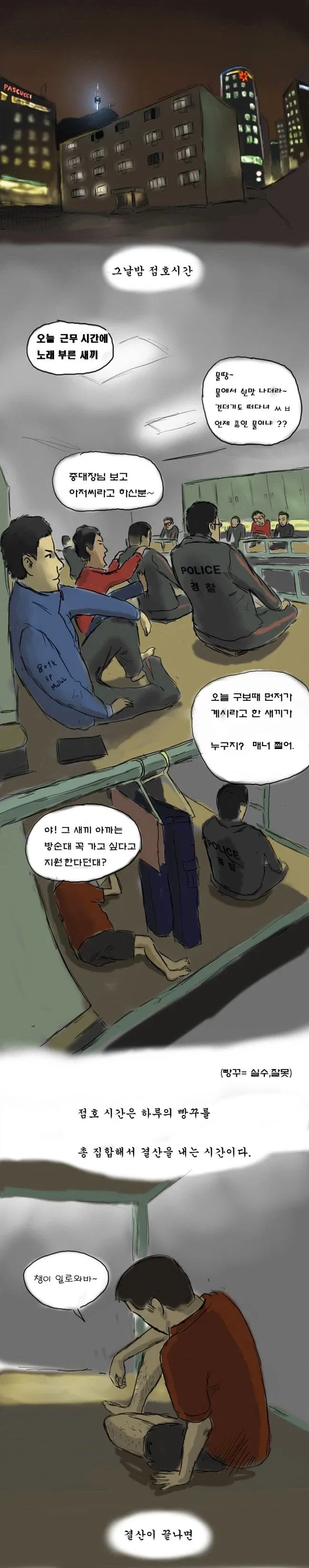 2000년대 전경.의경 내무생활 일상