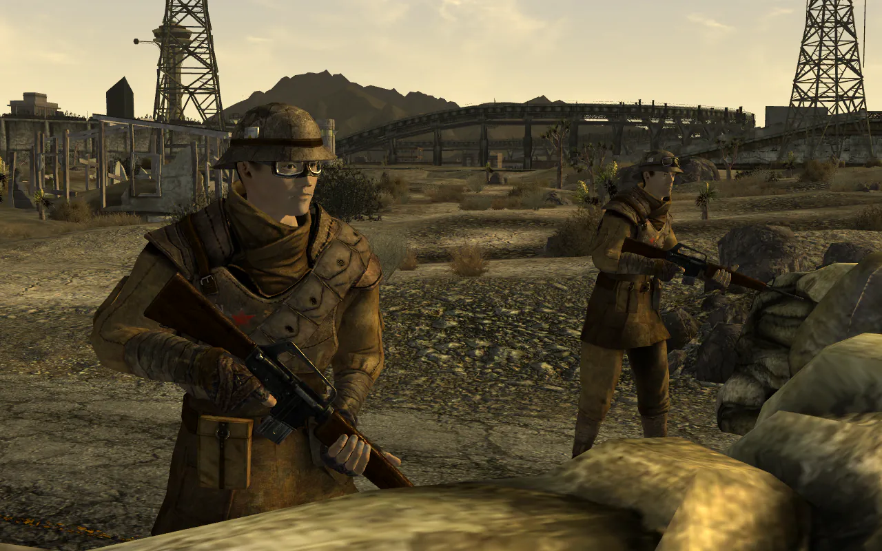 FNV_Character_NCR_Trooper_(Ranger_Morales'_Corpse).png 핵전쟁 후의 사막에서 로마 제국을 꿈꾼 사나이