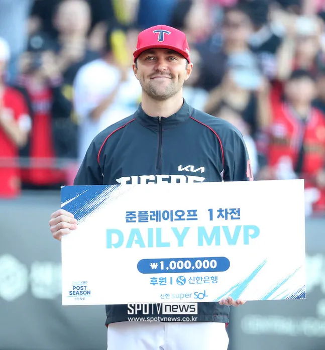 image.png 2026 준PO 1차전 MVP 제임스 네일