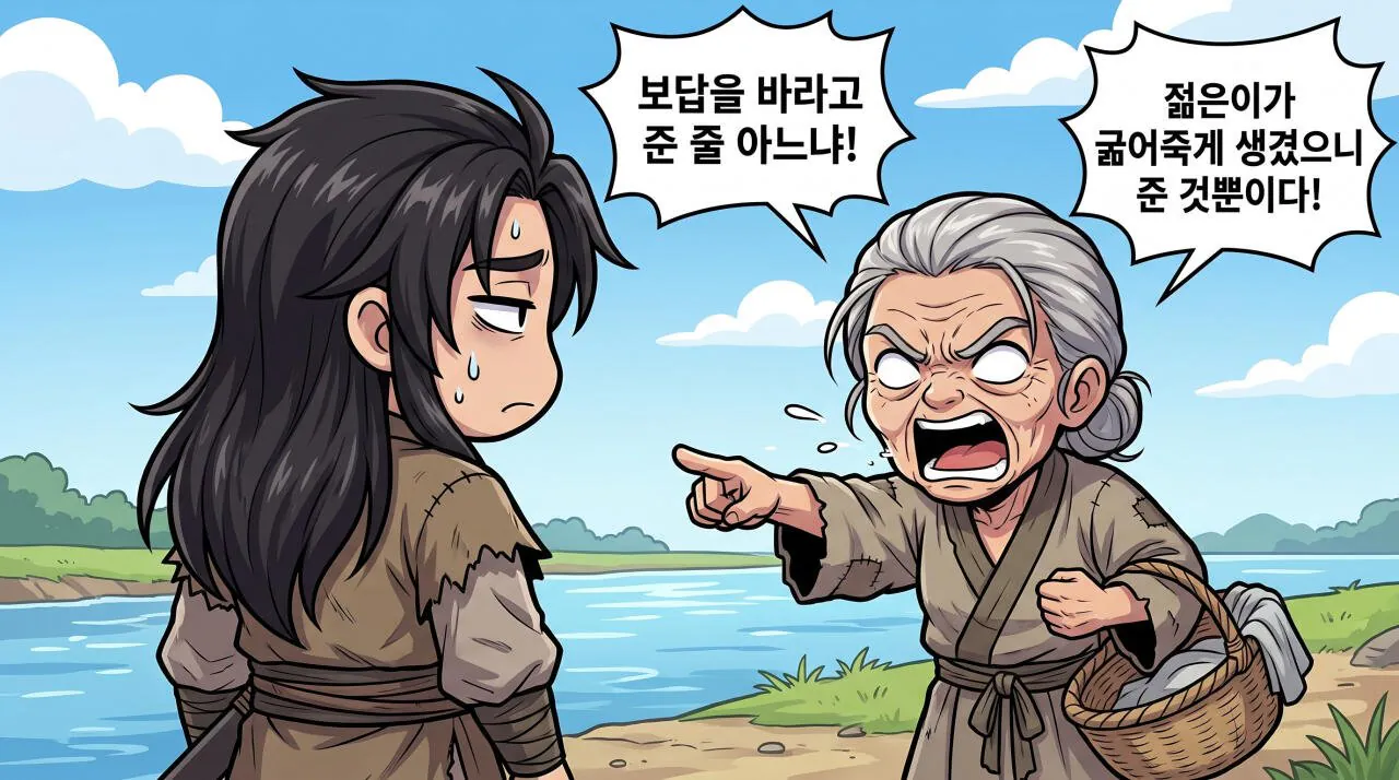 63.jpg 만화로 보는 초한지 - 겁쟁이 청년.jpg