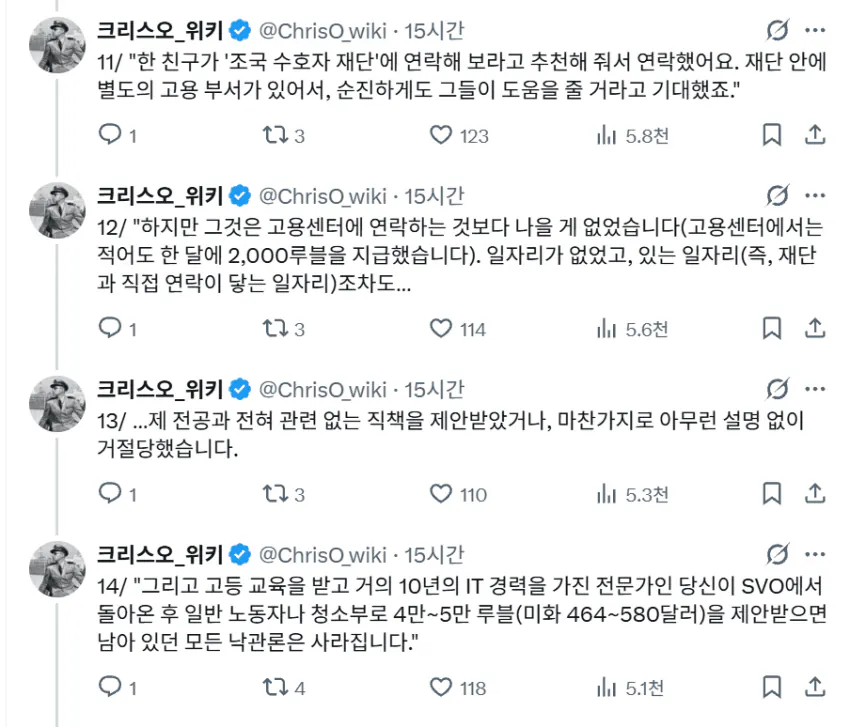 image.png 군갤펌) "어머니 러시아" 가 "특수군사작전" 참전자들에게 하는 보답