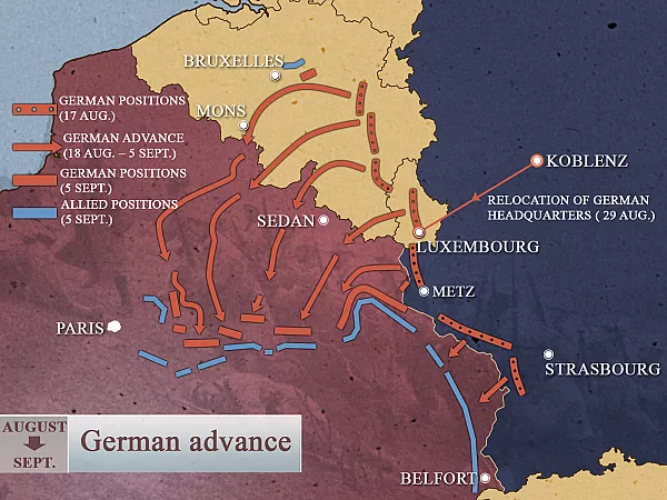 600x450_WW1-battle-of-frontiers.webp ๋
์ผ์ด ํ ์ฌ๋์ ์ธ์ ์ค๊ณ๋ฅผ ๋ง๊ฐ๋จ๋ ค์ ๋ฒ์ด์ง ์ผ