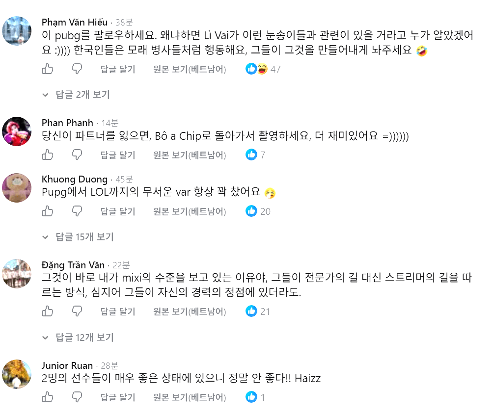 image.png 아직도 정신 못차린 배그 응우엔새끼들