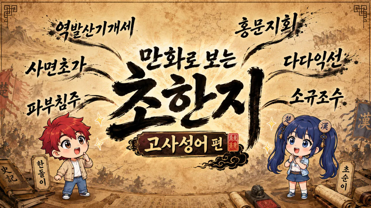타이틀.png 만화로 보는 초한지 - 고사성어 편(역발산기개세)