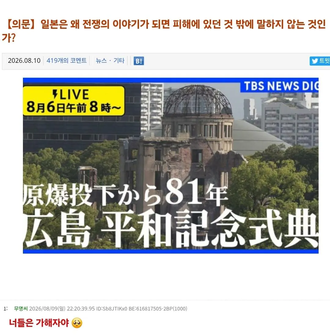 35334.jpg 일본인 "왜 일본은 전쟁 피해자 행세를 하는거야?"