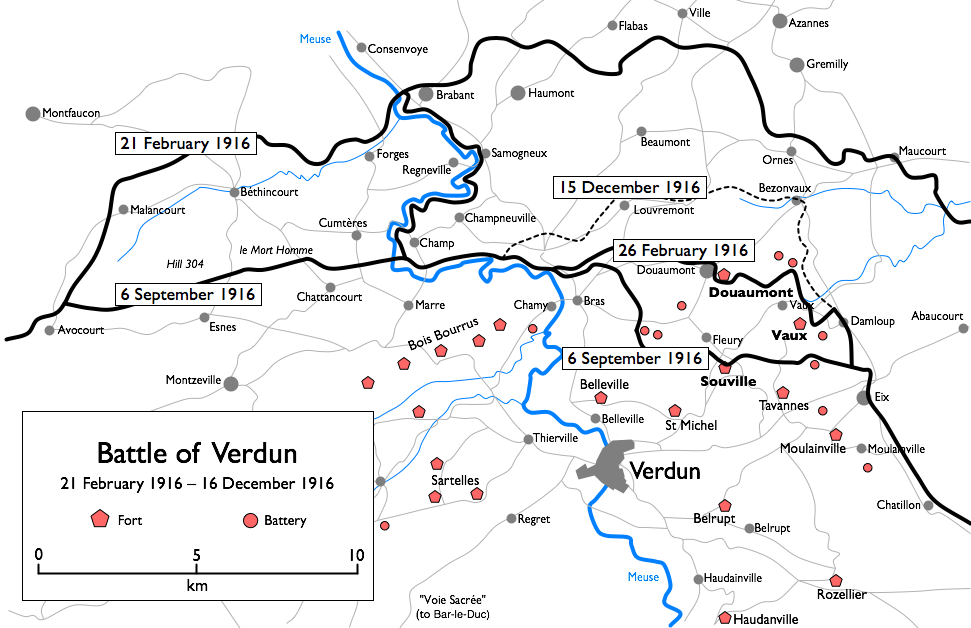 Battle_of_Verdun_map.png ๋
์ผ์ด ํ ์ฌ๋์ ์ธ์ ์ค๊ณ๋ฅผ ๋ง๊ฐ๋จ๋ ค์ ๋ฒ์ด์ง ์ผ