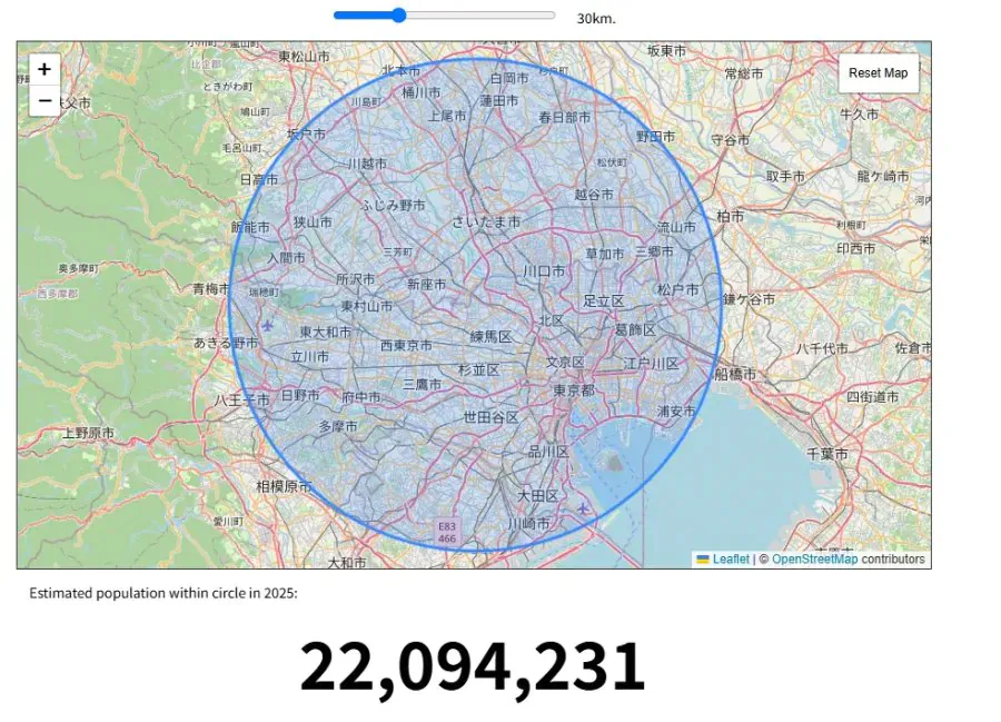 image.png 반경 30km로 측정한 세계 대도시권 인구