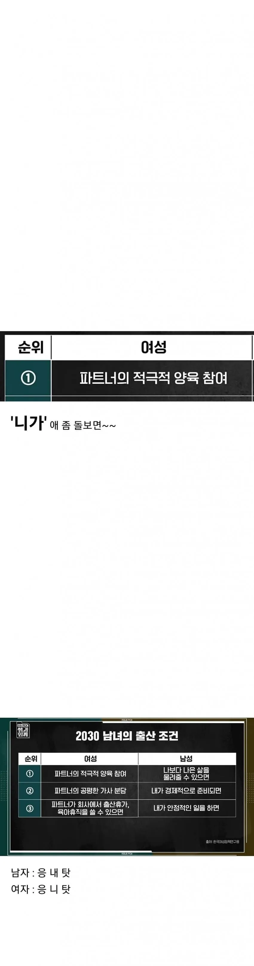 ‘‘한국 저출산은 한남들 때문’’