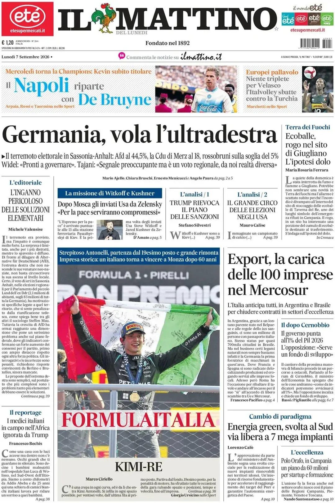 italys-front-pages-celebrate-kimi-antonellis-monza-victory-v0-9x4bs1s7k0oh1.webp 이탈리아 국민적 영웅이 된 주요 신문사 싹쓸이한 키미 안토넬리
