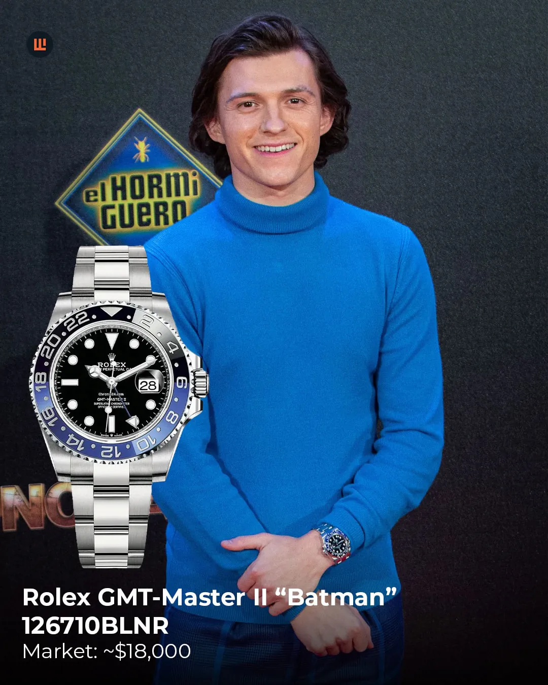 image.png 톰 홀랜드의 개쩌는 시계 컬렉션