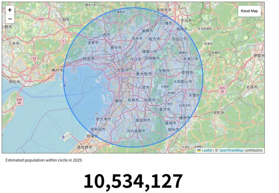 image.png 반경 30km로 측정한 세계 대도시권 인구