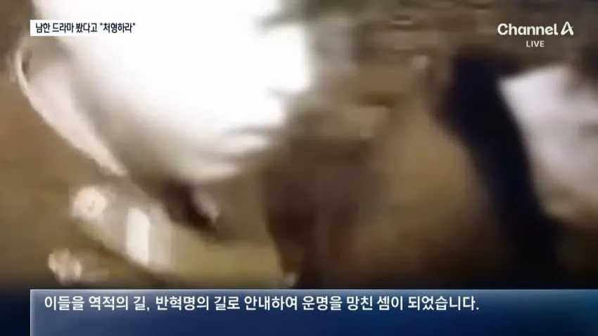 "한국 드라마 본 것 후회" 처벌 받고 흐느낀 북한군…영상 보니