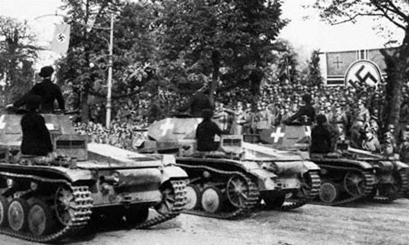 폴란드 침공 이후 독일 전차들.png 독일 기갑 부대의 영광: <전차의 노래 (Panzerlied)>