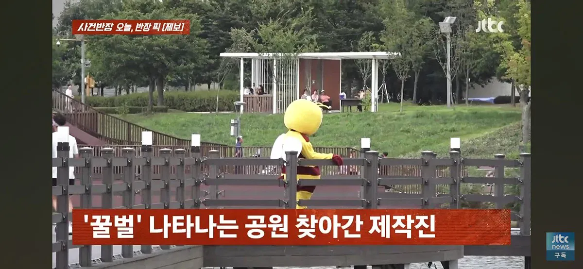포텐간 꿀벌 인형탈 당사자 근황
